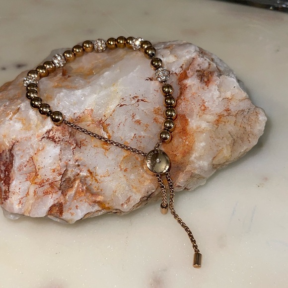 Michael Kors Rose Gold Slider Bracelet - Picture 2 of 5